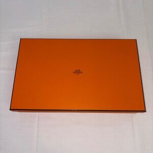 Hermes Paris Orange Box With Lid Luxury Storage Organizer Display Case